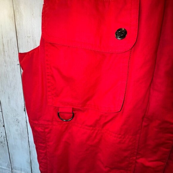 Eddie Bauer Womens Size L Goose Down Filled Vintage Puffer Vest Red - Picture 4 of 8